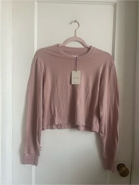Province of Canada Monday Long Sleeve Crop Top Dusk